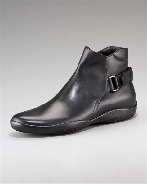 prada men boot dress|prada ankle boots men's.